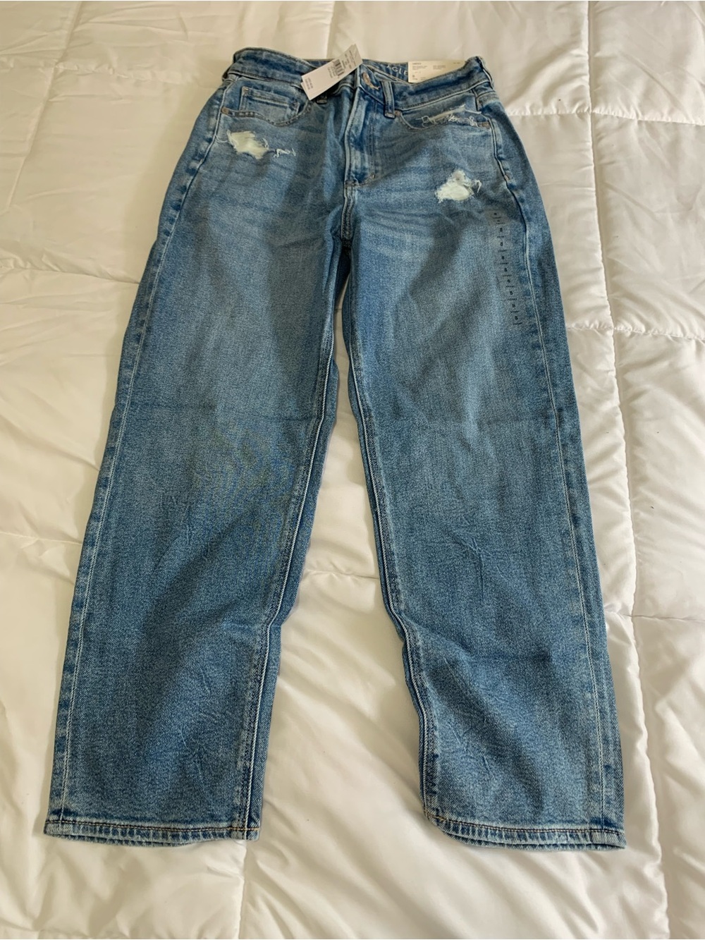 New American Eagle MOM STRAIGHT HIGH RISE JEAN Size 8